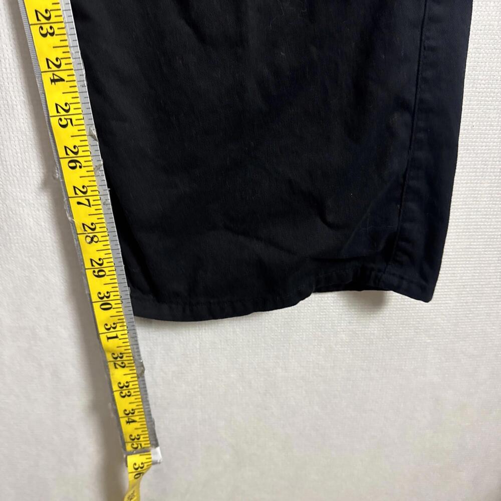 Zara Women's Size 8 Black No Stretch Relaxed Straight Leg Cargo Pants - Picture 10 of 11